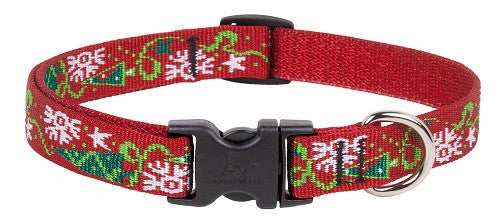 Lupine Adjustable Christmas Cheer Holiday Dog Collar