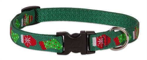 Lupine Adjustable Stocking Stuffer Holiday Dog Collar